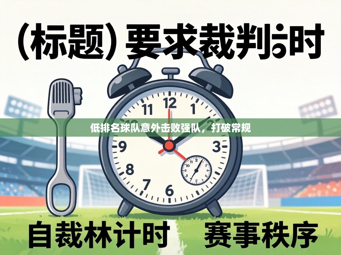 低排名球队意外击败强队，打破常规